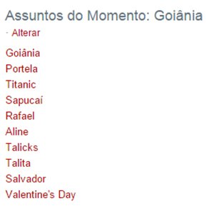 Em Goiânia, o assunto é o segundo mais comentado