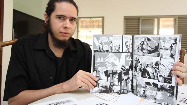 No romance gráfico “O.R.L.A.”, a posição filosófica, artística e ideológica de Matheus Moura é inegociável / Cleiton Borges
