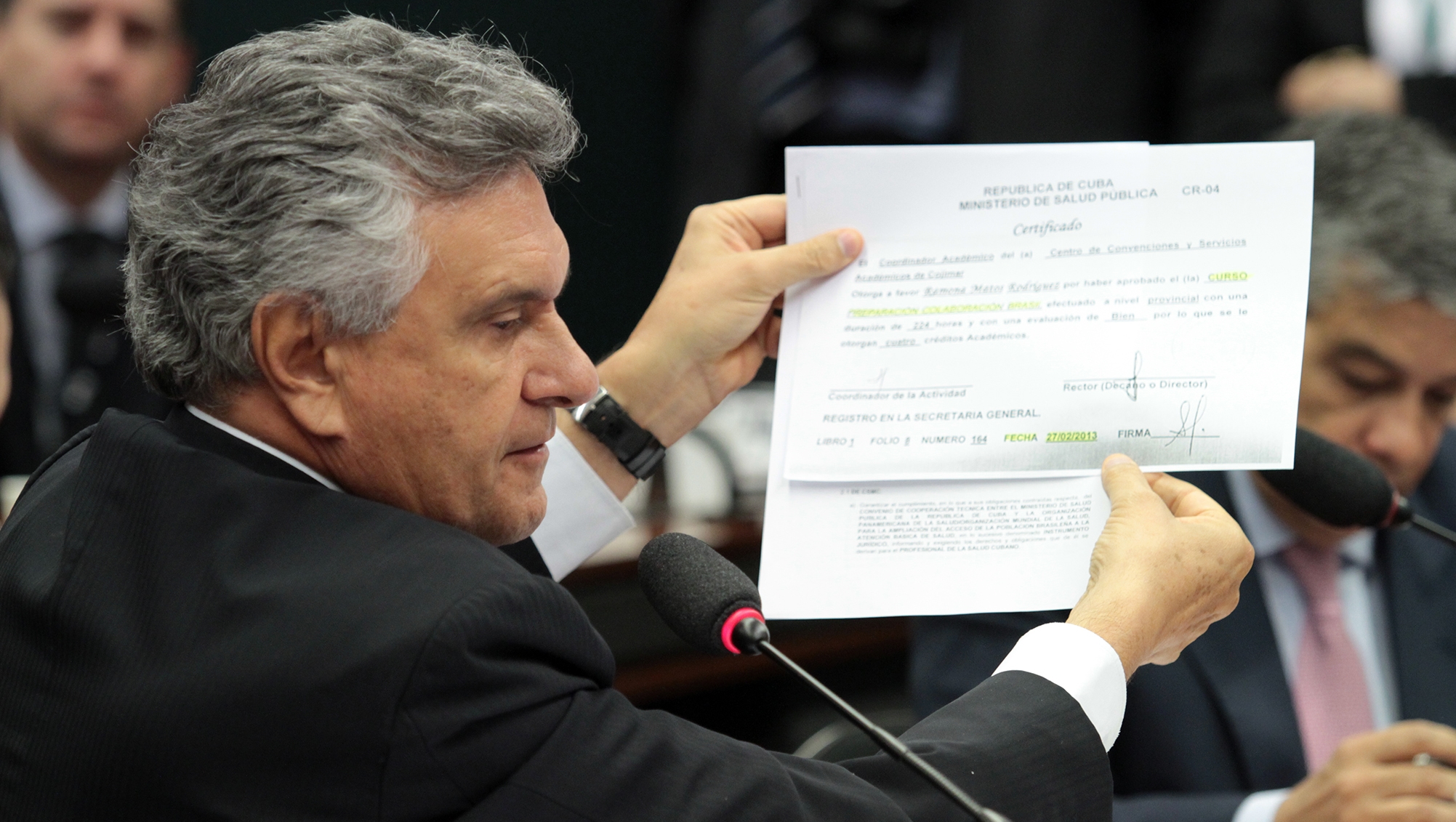 Senador Ronaldo Caiado apresenta pedido de quebra de sigilo do BNDES | Foto: Viola Jr