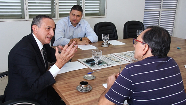Presidente da Câmara de Goiânia, Anselmo Pereira: “Marconi vai entregar as obras, não adianta a oposição achar que não” | Foto: Fernando Leite/Jornal Opção