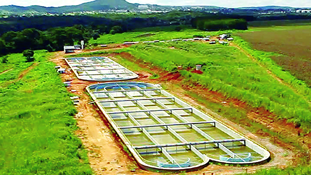 Estação de Tratamento de Esgoto (ETE) custou R$ 25 milhões | Foto: Prefeitura de Senador Canedo