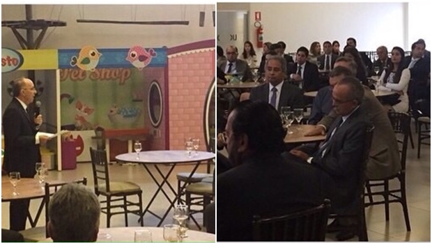 Almoço foi realizado na tarde desta quarta-feira | Fotos: reprodução 