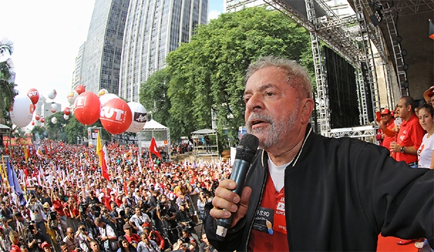 Lula da Silva discursa para sindicalistas no 1º de Maio, em tom indignado: “A elite nunca ganhou tanto” | Foto: Ricardo Stuckert/ Instituto Lula