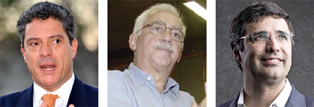 Roger Agnelli, Antoninho Marmo Trevisan e André Esteves: esses e outros empresários fazem parte de um tipo de conselho direto de Lula da Silva | Fotos: José Cruz/ABr; Antonio Cruz/ABr; Pedro Dias