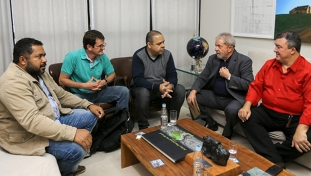 Lula se encontrou com sindicalistas em evento nesta quarta-feira (20) | Foto: Ricardo Stuckert