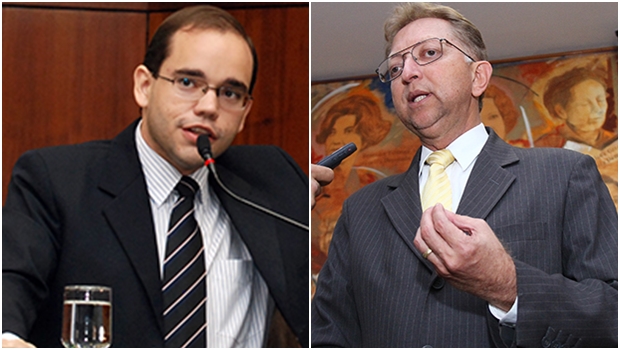 Deputado federal Fábio Sousa (esquerda) diz que lei resguarda direito de fé no País; Deputado federal João Campos afirma que lei dá isonomia às religiões | Fotos: Fernando Leite/Jornal Opção