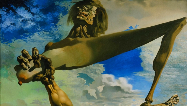 Quadro Premonição da Guerra civil, de Salvador Dalí