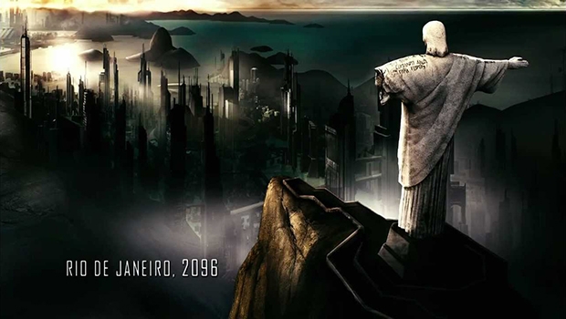 Cena de “Uma história de amor e fúria”, que retrata o Rio de Janeiro no ano 2096