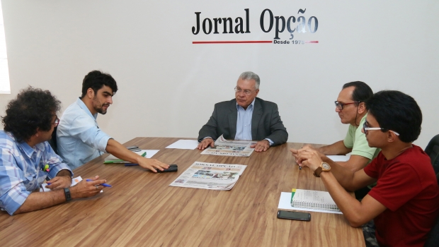Presidente do PSDB goiano e diretor da Saneago, Afrêni Gonçalves: “­Não há razão para privatizar a empresa; ela é rentável” | Fernando Leite/Jornal Opção