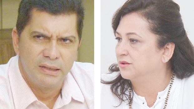 Aproximação entre Carlos Amastha e Kátia Abreu deixa dúvidas sobre seu futuro político. Será que vai a 2016? | Fotos: Divulgação e Fernando Leite/Jornal Opção