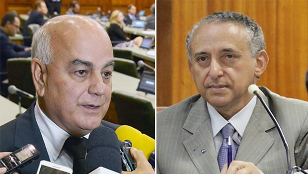 Helio de Sousa (à esquerda) e Anselmo Pereira não se reuniram até o momento | Fotos: Câmara de Goiânia e Assembleia Legislativa/Reprodução