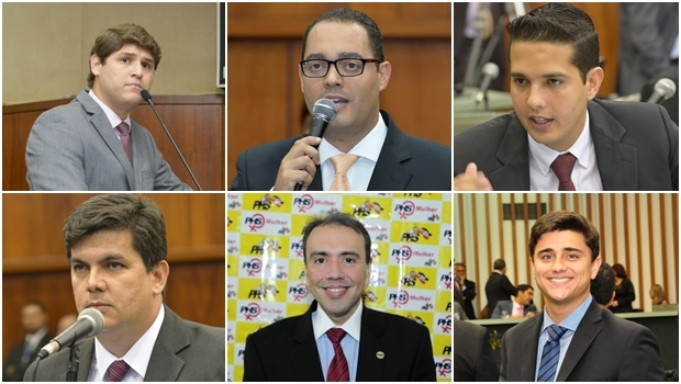 Lucas Calil, Virmondes Cruvinel, Zé Antônio, Jean Carlo, Eduardo Machado (presidente da Metrobus) e Diego Sorgatto