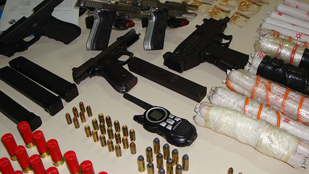 Nos cinco primeiros  de 2015, a polícia retirou de circulação mais de 1.500  armas de fogo ilegais em todo o Estado