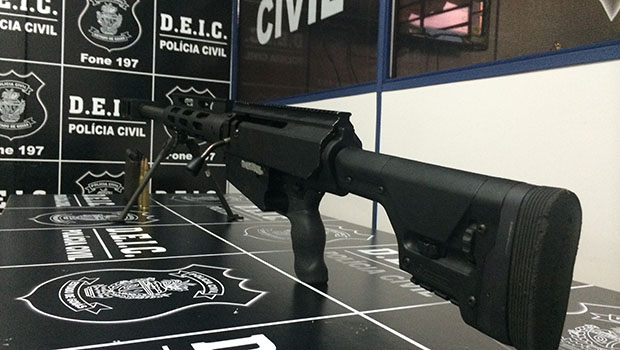 Rifle .50: armamento alugado por quadrilhas especializadas em roubo a bancos
