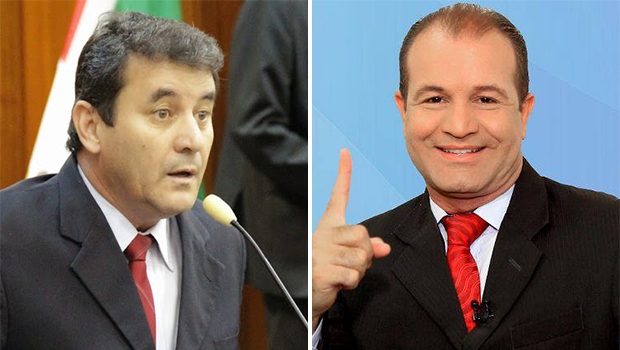 Clécio (à esquerda) e Oloares | Fotos: Alberto Maia/Câmara de Goiânia e Joabe Mendonça/Divulgação