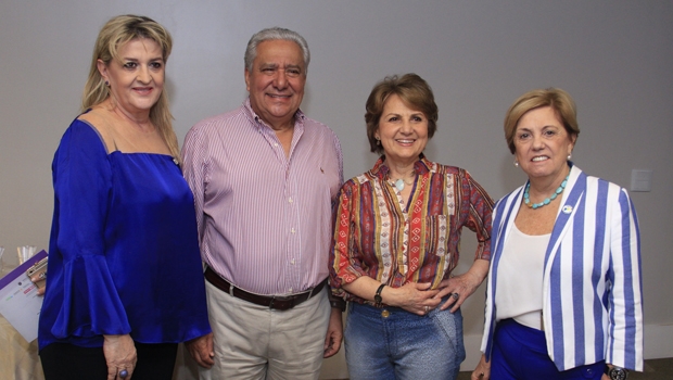 O presidente regional do PSD com as coordenadoras nacionais do PSD Mulher | Foto: Divulgação