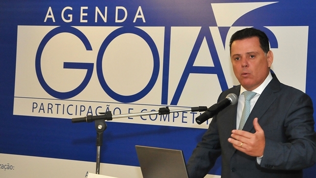 Governador Marconi Perillo (PSDB) durante lançamento da 2ª edição do Agenda Goiás: objetivo é projetar o Estado | Foto: Lailson Damásio 