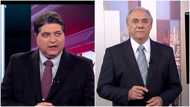 Marcelo Rezende e José Datena, líderes de audiência com programas sanguinários: mais consequência do que causa