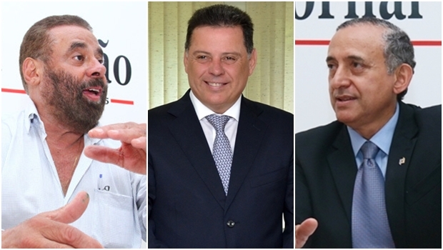 Vereador Paulo Magalhães (SD) e presidente da Câmara, Anselmo Pereira (PSDB): possível encontro com o governador Marconi Perillo (PSDB) | Fotos: Fernando Leite / Governo de Goiás