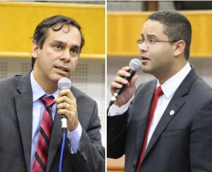 Vereador Welington Peixoto (à esquerda) e Rodrigo Melo, que vai ocupar o Procon