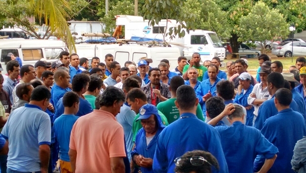 Trabalhadores da Saneago se reúnem com indicativo de greve | Foto: reprodução / Facebook
