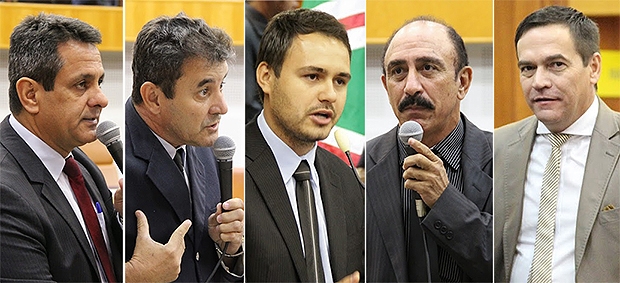 Bancada do PMDB diverge sobre expulsão do PMDB | Fotos: Alberto Maia/Câmara de Goiânia