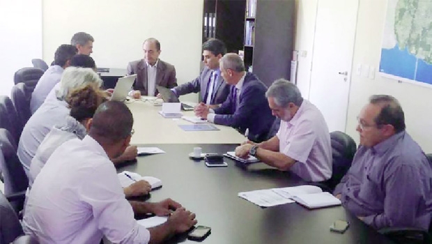 Representantes da Euroconsult Group em reunião na Sedetur: investimentos