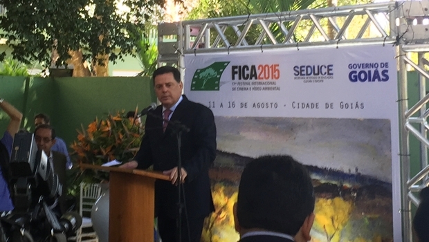 Governador Marconi Perillo: "É sempre uma honra abrir as portas do Palácio das Esmeraldas para a Cultura" | Foto: Alexandre Parrode