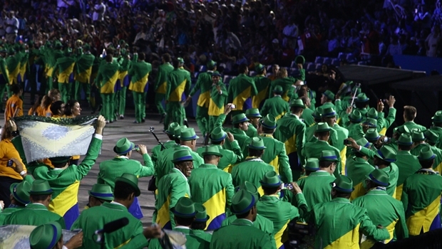 Cerimônia de abertura dos Jogos Panamericanos de 2015, no Canadá | Foto: Roberto Castro/ME
