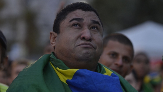 Brasileiros revivem derrota contra a Alemanha, na Copa do Mundo no Brasil | Foto: Tomaz Silva/ Agência Brasil