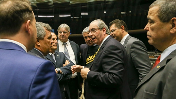 Cunha reunido com lideranças da Câmara: dias contados? | Foto: Lula Marques/Agência PT