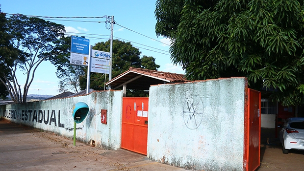 Colégio Estadual Waldemar Mundim, na Vila Itatiaia: uma das escolas de Goiânia que serão transformadas  em instituições de ensino militar