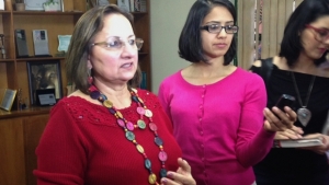 Neyde negou ter conhecimento de falta de alimentos nas escolas da rede pública | Foto: Bruna Aidar