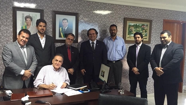 Comitiva da OAB-GO se reúne com o prefeito Jardel Sebba (PSDB) | Foto: reprodução / Facebook 