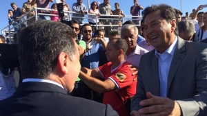 Governador Marconi Perillo (PSDB) e prefeito Maguito Vilela | Foto: Facebook/ Siga Marconi