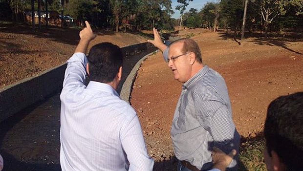 Prefeito explicou detalhes das obras ao governador | Foto: Reprodução/Prefeitura de Goiânia