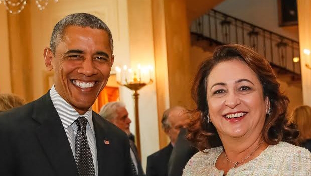 Presidente Barack Obama e ministra Kátia Abreu: “Fomento ao comércio internacional de biocombustível será fortalecido” | Foto: Divulgação
