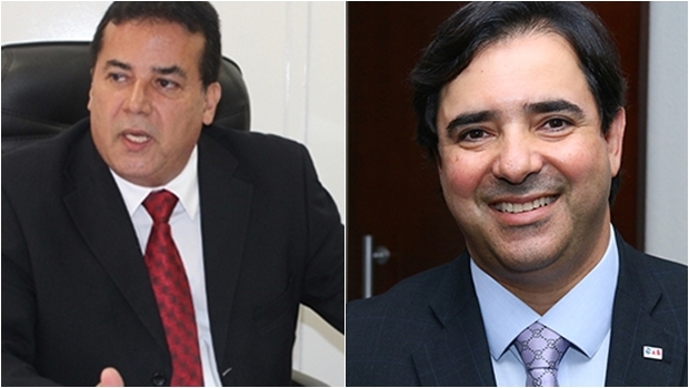 Enil Henrique, o presidente atual, e Flávio Buonaduce: disputa na OAB Forte?