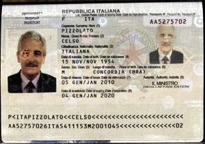 Henrique Pizzolato entrou na Itália com o passaporte do irmão falecido, Celso Pizzolato | Foto: Divulgação/Interpol