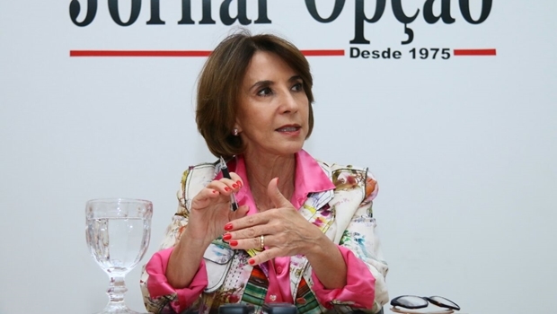 Secretária Raquel Teixeira visitou o Jornal Opção nesta terça-feira (7/7) | Foto: Fernando Leite / Jornal Opção 