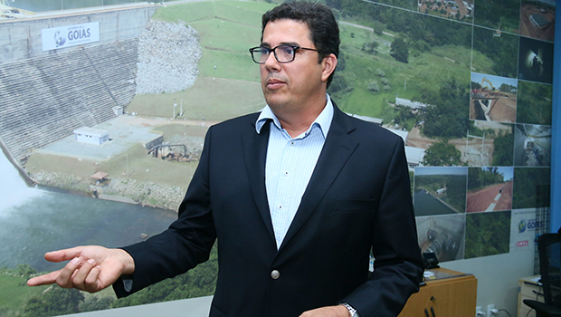 Diretor de Gestão da Saneago, Robson Borges: “Praticamente universalizamos o abastecimento de água. O foco agora é no tratamento de esgoto” | Foto: Fernando Leite/Jornal Opção