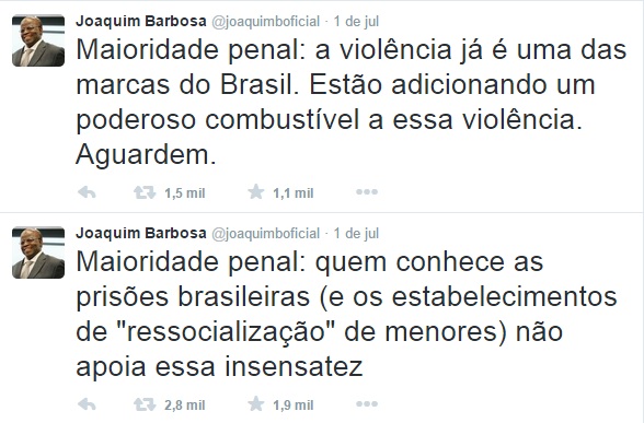 twitter joaquim barbosa
