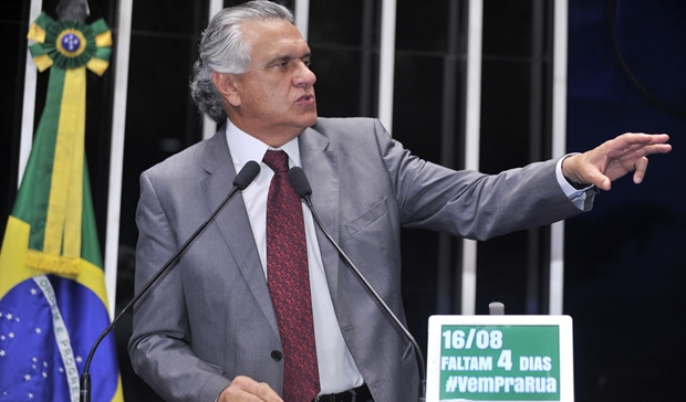 Senador Ronaldo Caiado: #VemPraRua | Foto: Waldemir Barreto | Agência Senado 