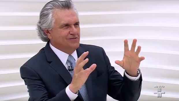 Ronaldo Caiado foi o entrevistado do programa Roda Viva da última segunda-feira. Posições firmes marcaram a participação | Foto: reprodução / Roda Viva