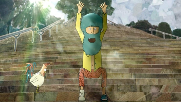 Animação Galus Galus, que discute relação do homem com o animal | Foto: divulgação