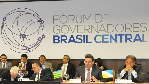 Governador Marconi Perillo em Cuiabá, durante Fórum dos Governadores do Brasil Central: incentivo ao desenvolvimento | Foto: Lailson Damásio