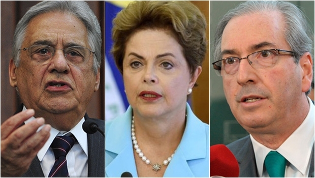 Dilma Rousseff: a presidente não faz um governo de qualidade, mas está tentando ajustá-lo. Fernando Henrique Cardoso: o ex-presidente defende a renúncia da petista. Eduardo Cunha: acusado de corrupção, vai gerir a Câmara dos Deputados sob permanente suspeição