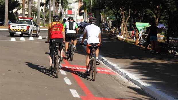 Nova sinalização dede ciclorota será inaugurado no domingo | Foto: Divulgação/Prefeitura de Goiânia