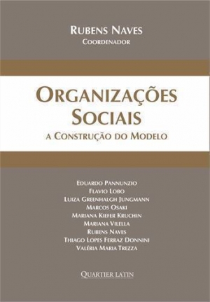 Capa do livro Organizações Sociais - a construção do modelo