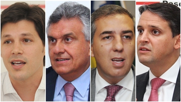 Daniel Vilela e Ronaldo Caiado versus José Eliton e Thiago Peixoto: chapas possíveis para 2018. Tempo Novo estaria se renovando | Fotos: Fernando Leite